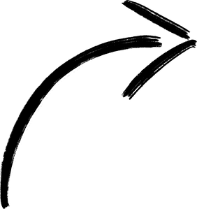 Hand Drawn Arrow Pointer Icon